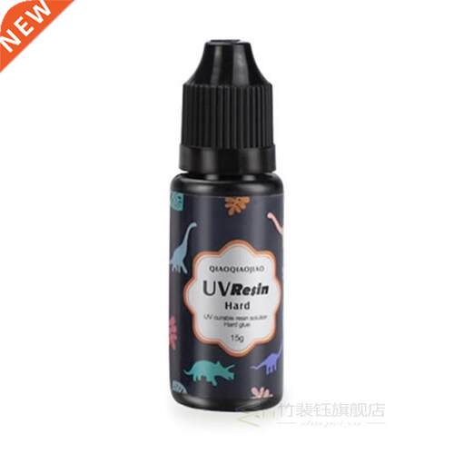 Clear Ultravolet Curng Epoxy Resn Hard UV Glue Solar Cure