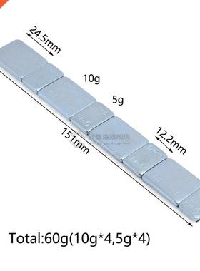 5.9		 niversal Adhesive Wheel Tire Balance Weights for