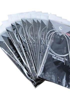11Pcs 80cm Stainless Steel Circular Knitting Needles Crochet