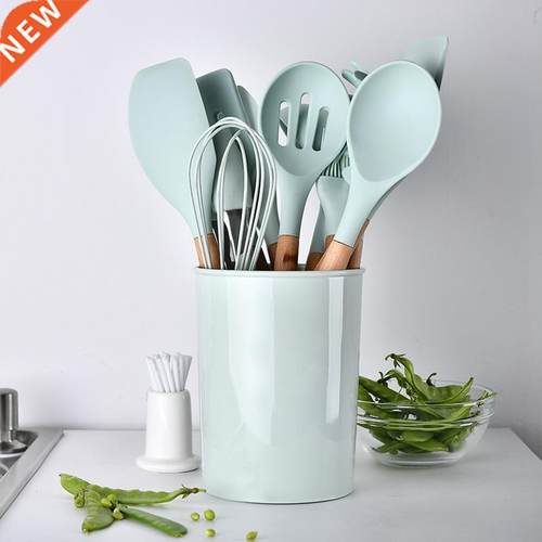 Cooking Tools Set Premium Silicone Utensils Set Turner Tongs