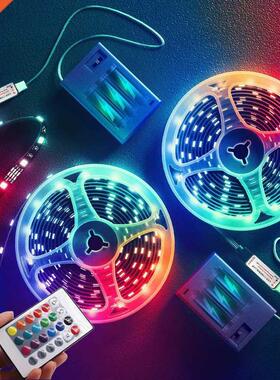 3AA Battery Waterproof LED Strip Lights Flexible RGB 5V Ligh