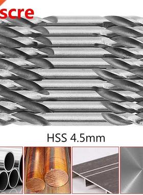 10Pcs 4.5mm HSS Double Ended Spiral Torsion Drill Tools Dril
