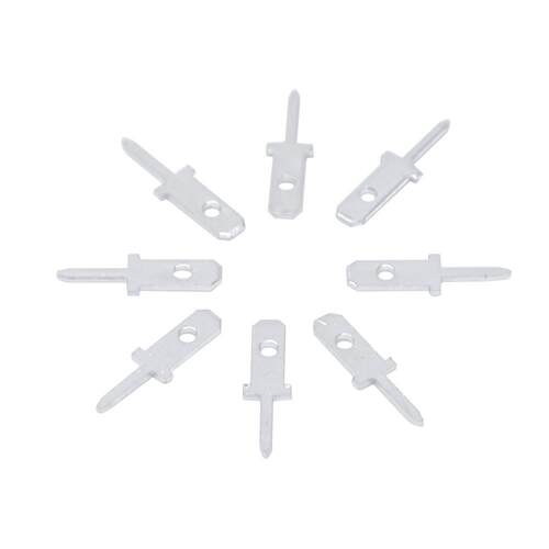 100pcs 2.8 Inserts Plug Spring Terminal PCB Solder lug thi