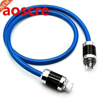 Silver Plated US Mains Power Cable HIFI SChuko Power Cord Ca