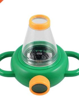 Portable 3x Dual-way Bug Insect Viewer Magnifier Magnifying