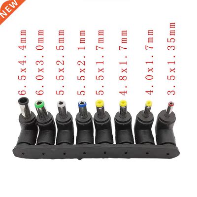 8Pcs/Set 5.5x2.1 mm Right Angle Elbow DC Power Male to Femal