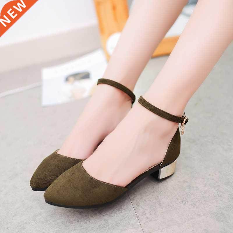 Plus Size Women Flts nkle Strp Bllet Flts For Womn Sho