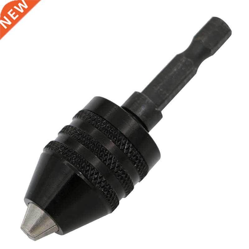 1/4 Inch Hex Shank Keyless Drill Chuck Quick Change Adapter
