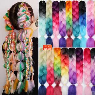 Jumbo Braids Long Ombre Jumbo Synthetic Braiding Hair Croche