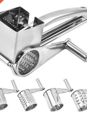 Hand Cranked Cheese Grater Stainless Steel Rotary Vegetable