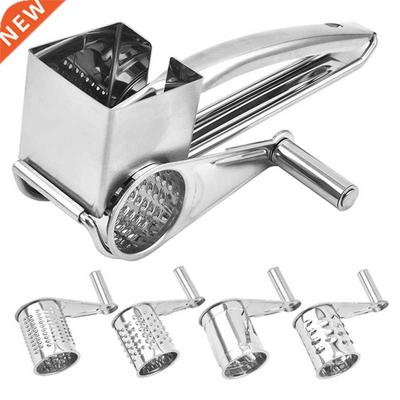 Hand Cranked Cheese Grater Stainless Steel Rotary Vegetable