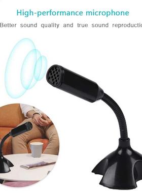 USB Desk Microphone Gooseneck Omnidirectional Condenser Mic