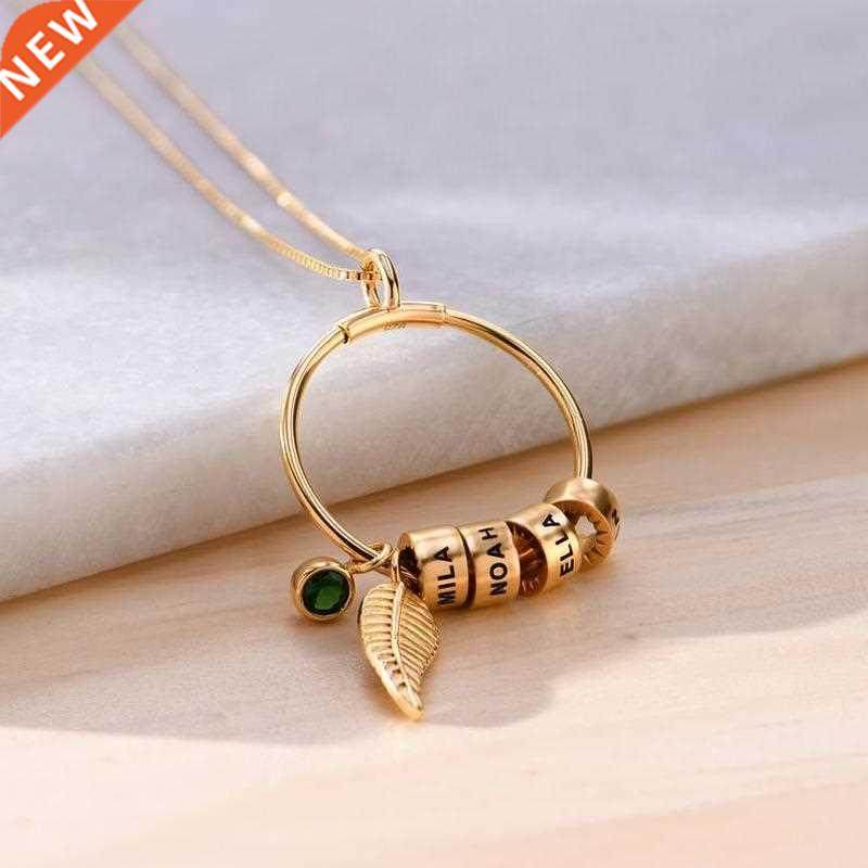 Personalzed Custom Letter Names Pendant Necklace Stanless