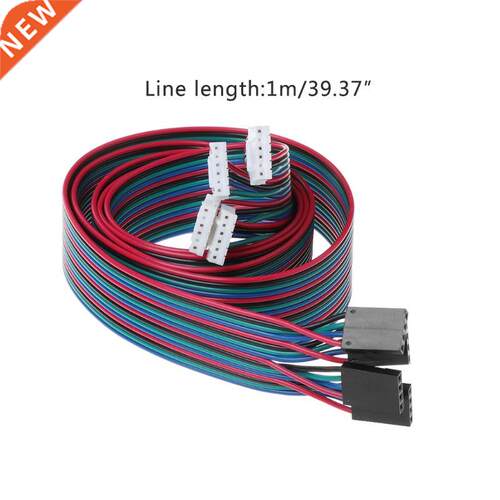 4pcs 100cm 4pin Stepper Motor Cables XH2.54 Terminal Wire Fo