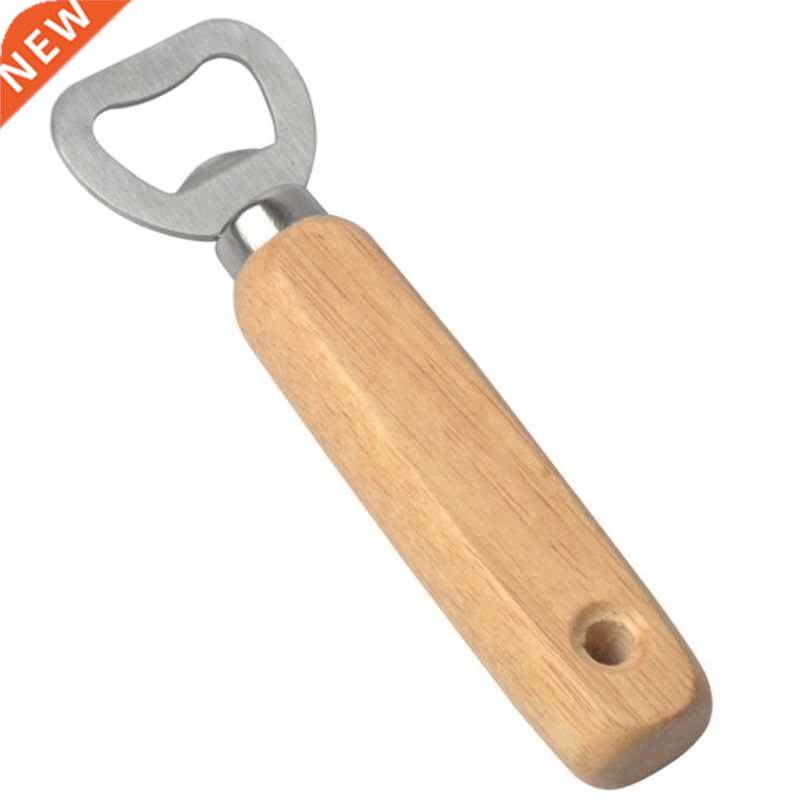 20Pcs Wooden Handle Handheld Bartender Bottle Opener Wine Be