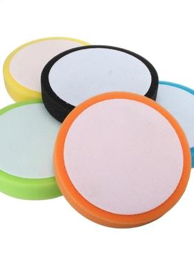 5pcs 7Inch/180mm Car Round Flat Polishing Foam Buffing Spong