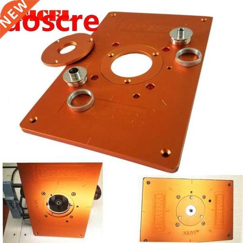Aluminum Router Table Insert Plate with Bushing and Cover El