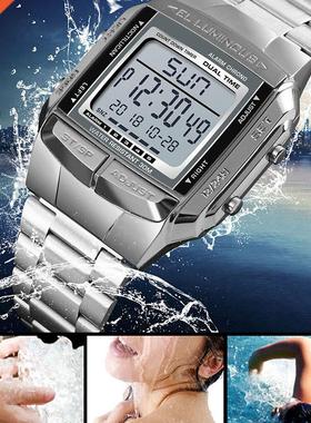 Newly Men Electronic Watch Waterproof Backlight LED Digital