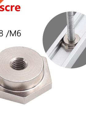 T-tracks T-slot Hexagon Slider M6 M8 Fixture Slot 0type Chu