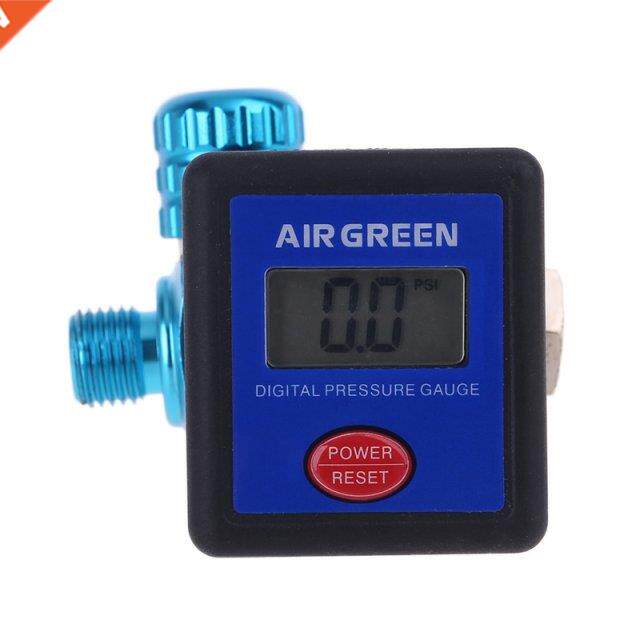 Digital Pressure Air Gauge Regulator w Adjust Valve Paint Sp