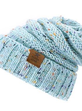 Winter Brand super star caps lady warm Winter Hat For Women