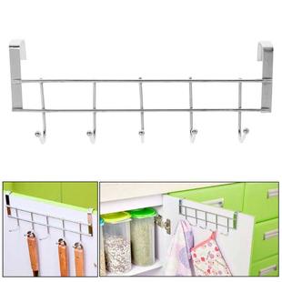 Hooks Shelf Over Door Clothing Hanger Rack Cainet Door Loop
