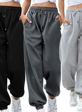 Women Pants Black Jogging Sweatpants Women For Pants Baggy S