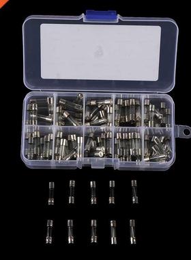 100Pcs/Box 5x20mm Quick Blow Glass Tube Fuse Assorted Kits,F
