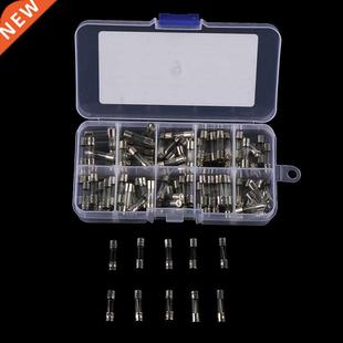 Tube 5x20mm Kits Assorted Fuse Glass Blow Quick Box 100Pcs