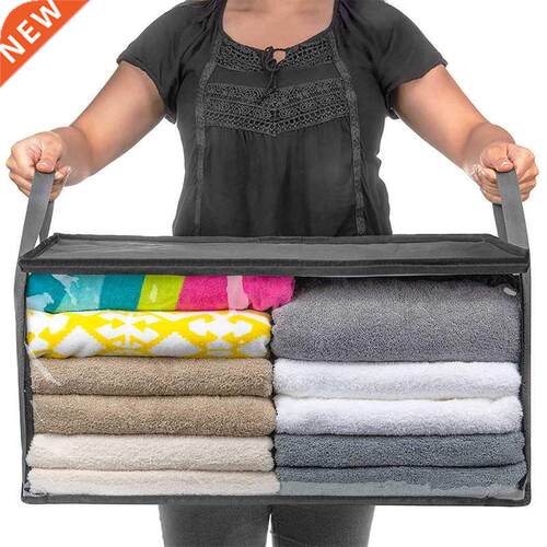 Large Capacity Non-Woven Quilt Storage Box Closet Organizer