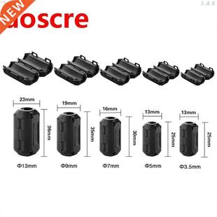 Clip-on Ferrite Ring Core RFI EMI Noise Suppressor Cable Cli