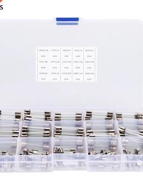 150Pcs Glass Tube Fuse Assortment 6x30mm 0.5A/1A/2A/3A/5A/8A