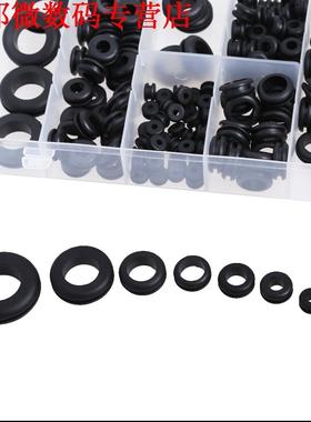 180pcs 8 Maten Rubber Pakkingen Rubber Kabel Seal Grommet Pa