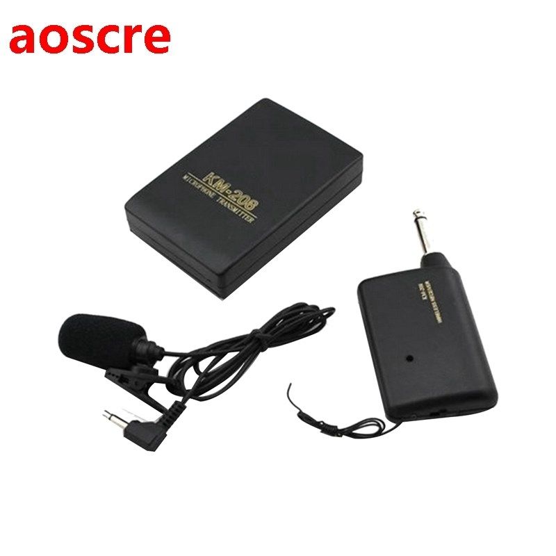 Wireless microphone Collar Clip-On Portable Lavalier Neck Mi