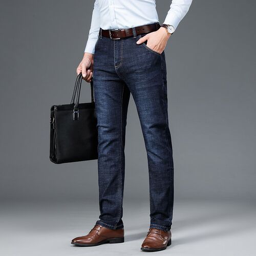 Men's Classic Relaxed Fit Flex Jean 2021 spring autumn new F