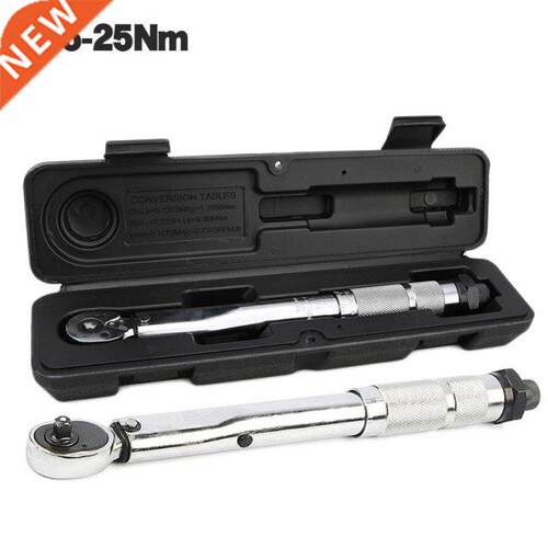 1/4 Quick Off Torque Wrench Square Drive 5-25NM Two-Way Prec