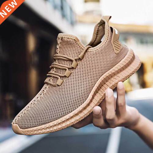 Mesh Men Shoes Breathable White Mens Sneakers ndy Lace-Up Li