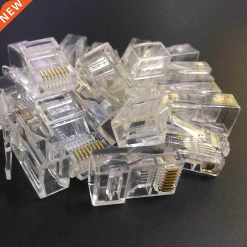 20PCS Cat5 Cat5e Network Connector Rj45 Metal Cable Modular