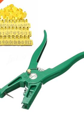 Animal Sheep Livestock Ear Tags Lables Marking Plier(100X ye