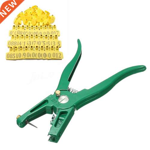Animal Sheep Livestock Ear Tags Lables Marking Plier(100X ye