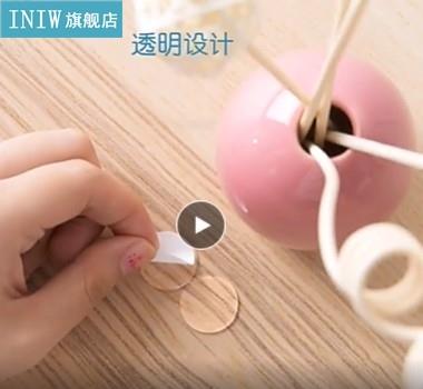 70Pcs Acrylic Round Seamless Transparent Double Sided Tape F