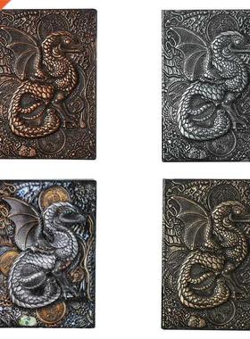 Hardcover Ebossed Notebook Retro Leather Notepad A5 Journal