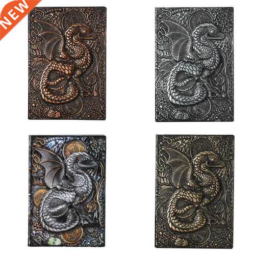 Hardcover Ebossed Notebook Retro Leather Notepad A5 Journal