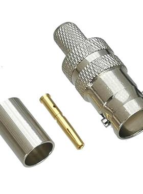 10Pcs Connector BNC Female jack Crimp For RG8X RG-8X LMR240