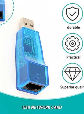 1PCS Ethernet External USB to Lan RJ45 Network Card Adapter