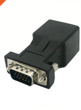 Extender VGA RGB HDB 15pin Male to LAN CAT5 CAT6 RJ45 Cable