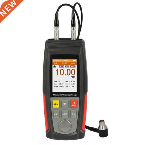 Digital Ultrasonic Thickness Gauge Meter Tester USB Charging