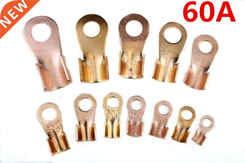 50/100/lot OT-60A 8mm Dia Copper Circular Splice Terminal L5