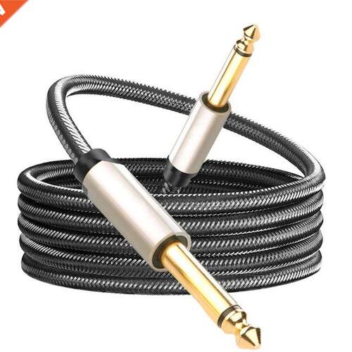 6.35mm To 6.35mm  Audo Cable Male To Male Amp Cord Znc
