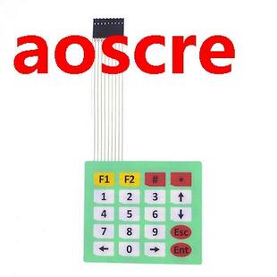 Unversal 20 Key 4 x 5 Matrx Membrane Swtch Keyboard Keypa